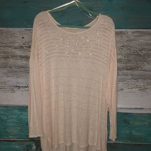 2x Apt. 9 blush pink blouse